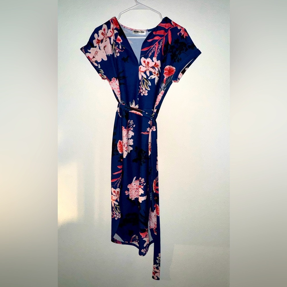 Blue flower dress